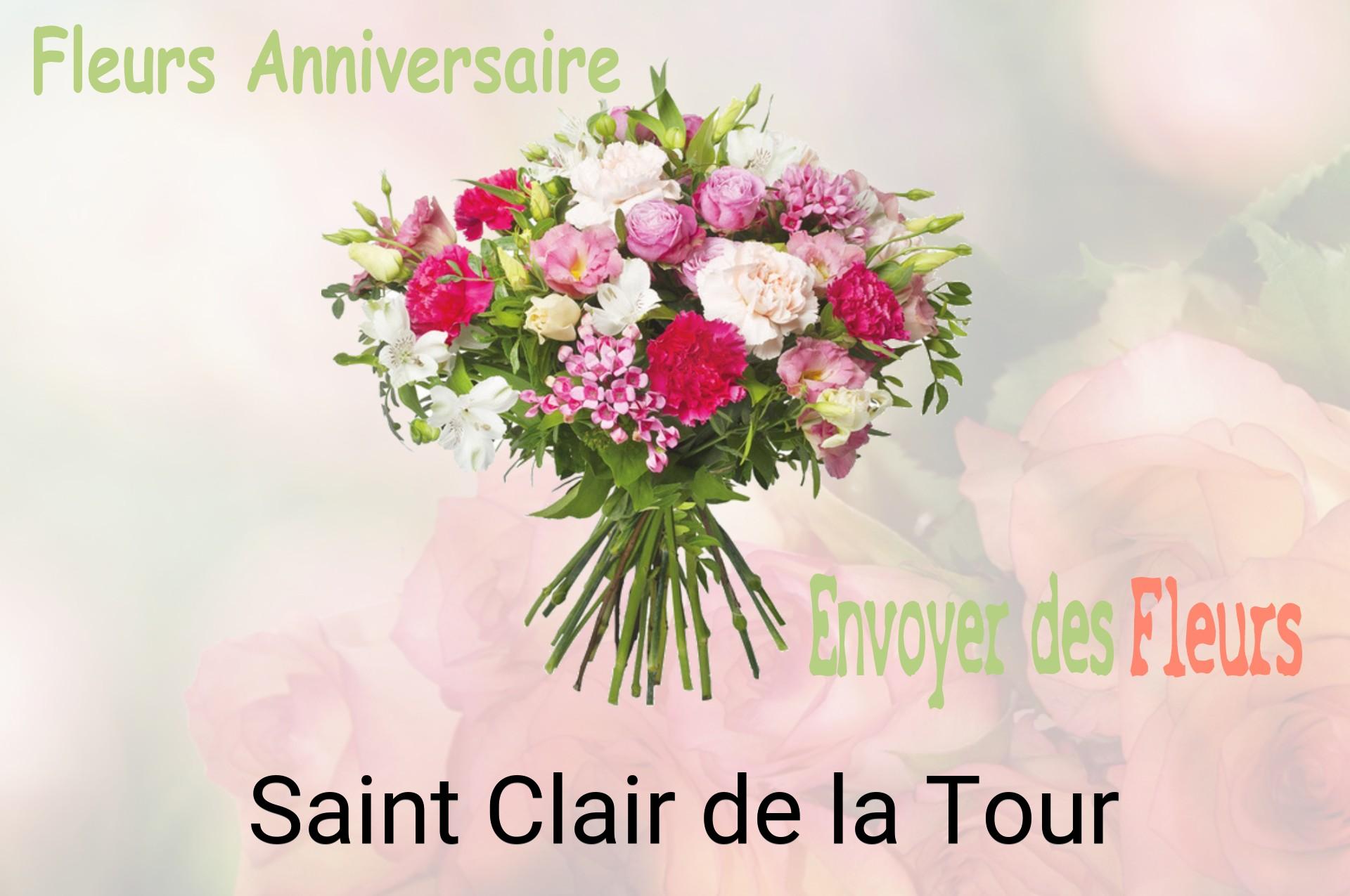 Bouquet de fleurs d’anniversaire livré à Saint-Clair-de-la-Tour