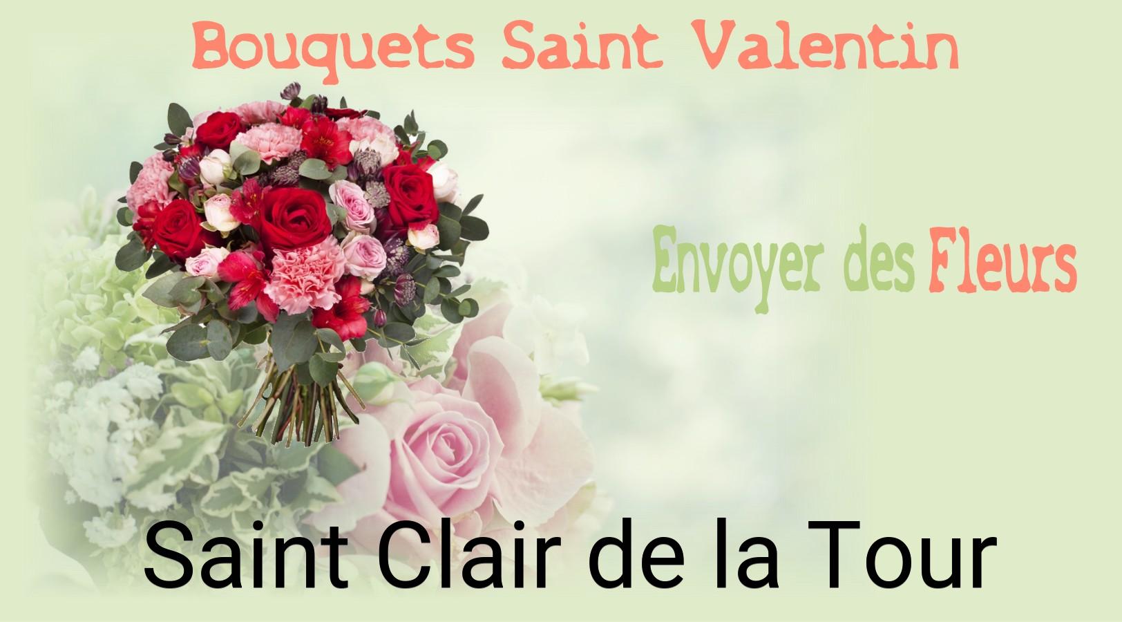 Roses de Saint-Valentin livrées à Saint-Clair-de-la-Tour